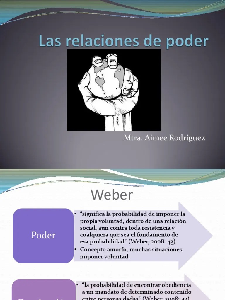 Las Relaciones De Poder