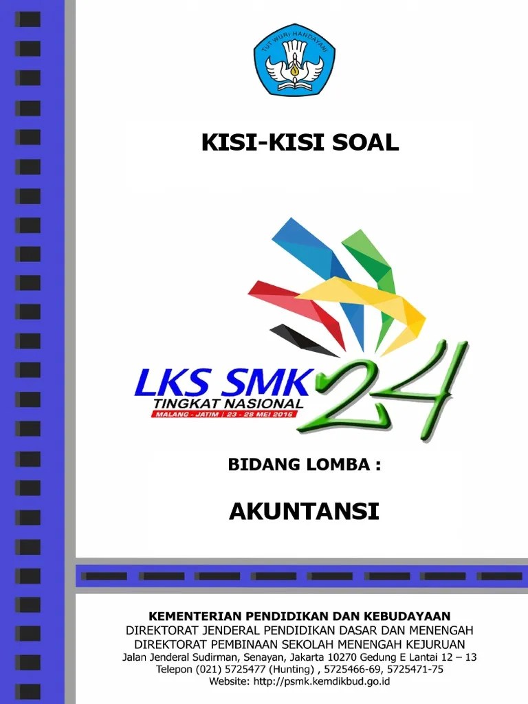 Silabus mata pelajaran pengantar administrasi perkantoran (dasar bidang keahlian bisnis dan manajemen) satuan pendidikan : Kisi-Kisi Soal Akuntansi.pdf