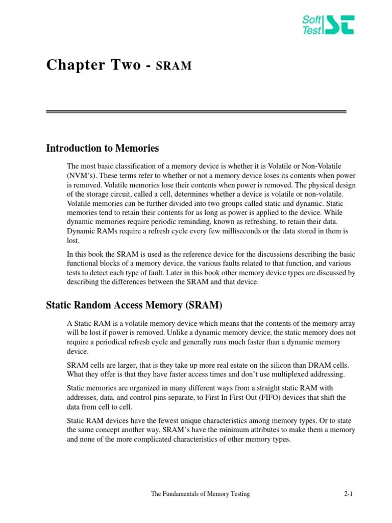 Sram PDF | PDF | Random Access Memory | Dynamic Random Access Memory