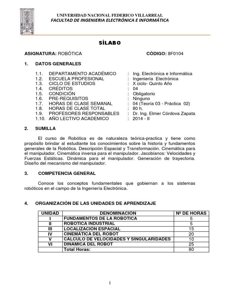 Robotica PDF | PDF | Ingeniería Electromecánica | Robot