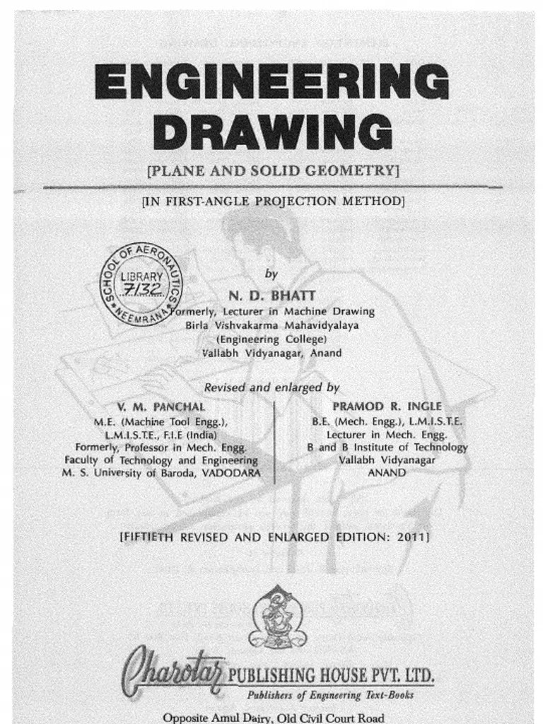Engineering Drawing By N.D Bhatt | PDF | Helix | Drawing