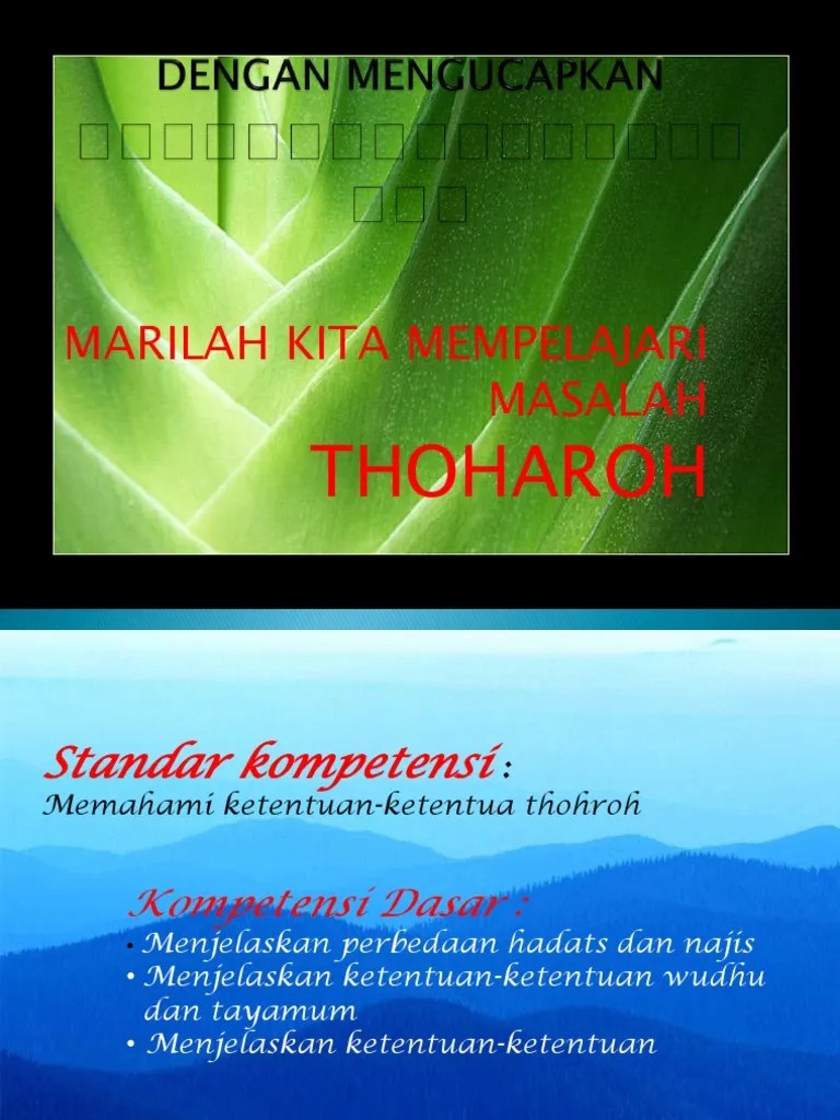 Apakah Ada Perbedaan Kotor Dan Najis Jelaskan - Terkait Perbedaan