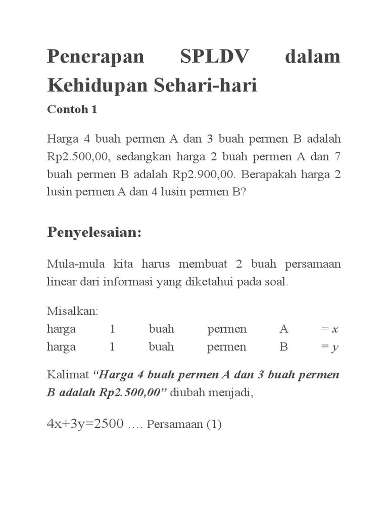 Contoh Penerapan Matriks Dalam Kehidupan Sehari Hari Cara Golden 