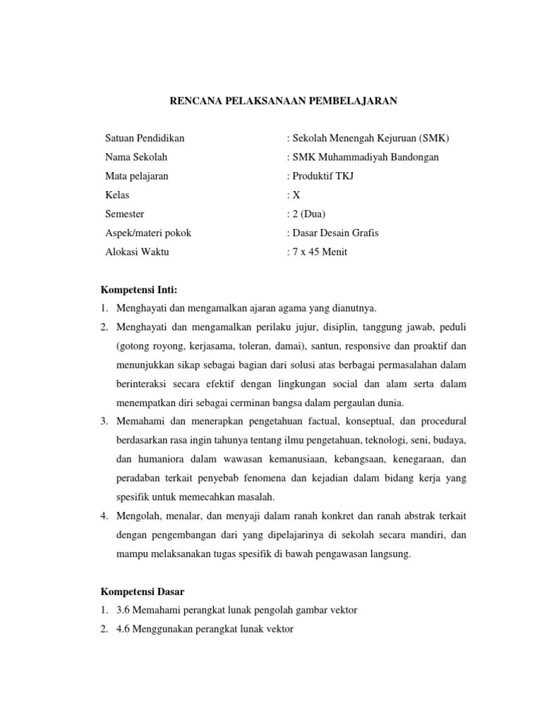 Contoh file berikut ini adalah kumpulan dari berbagi sumber tentang buku kimia kelas 10 kurikulum 2013 erlangga pdf yang bisa bapak ibu gunakan . Rpp Dasar Desain Grafis Kelas X Pdf
