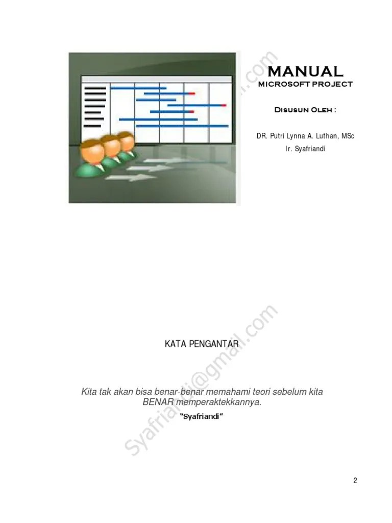 Pelatihan MS Project Manual | PDF