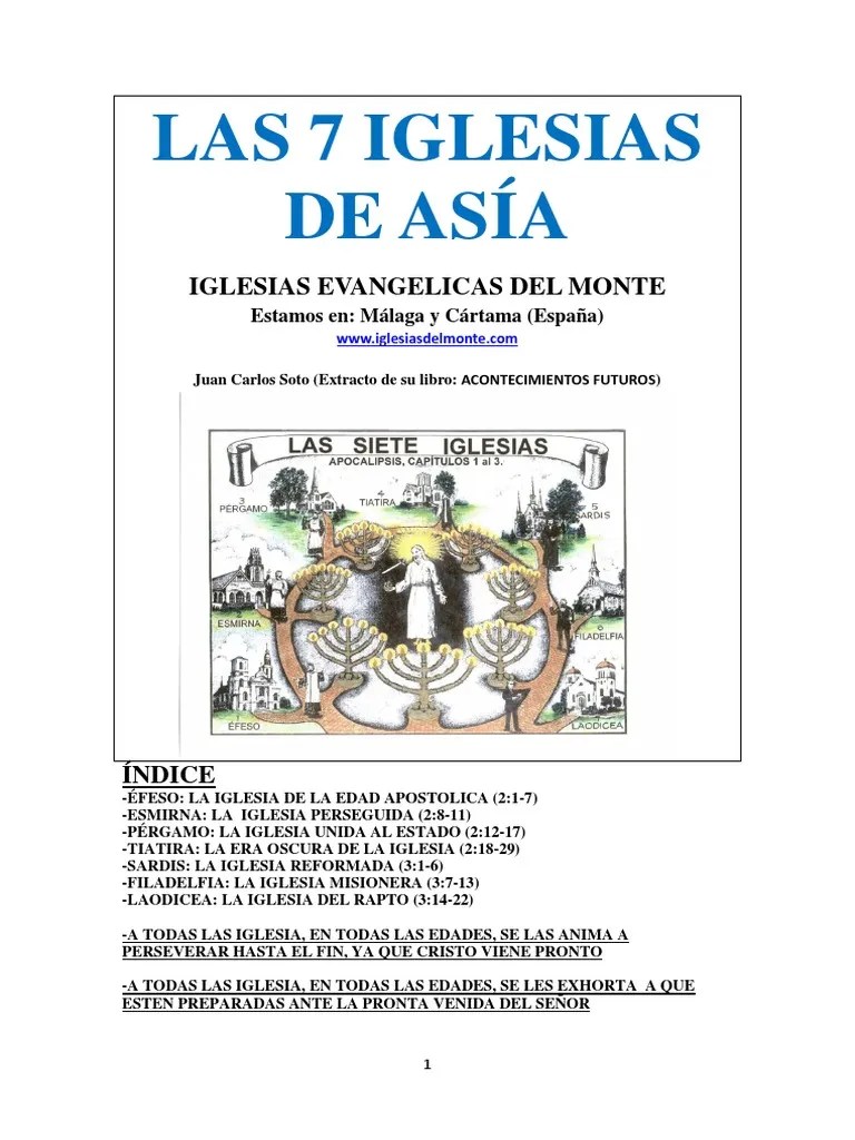 Las 7 Iglesias De Asia En Apocalipsis | Descargar Gratis PDF ...