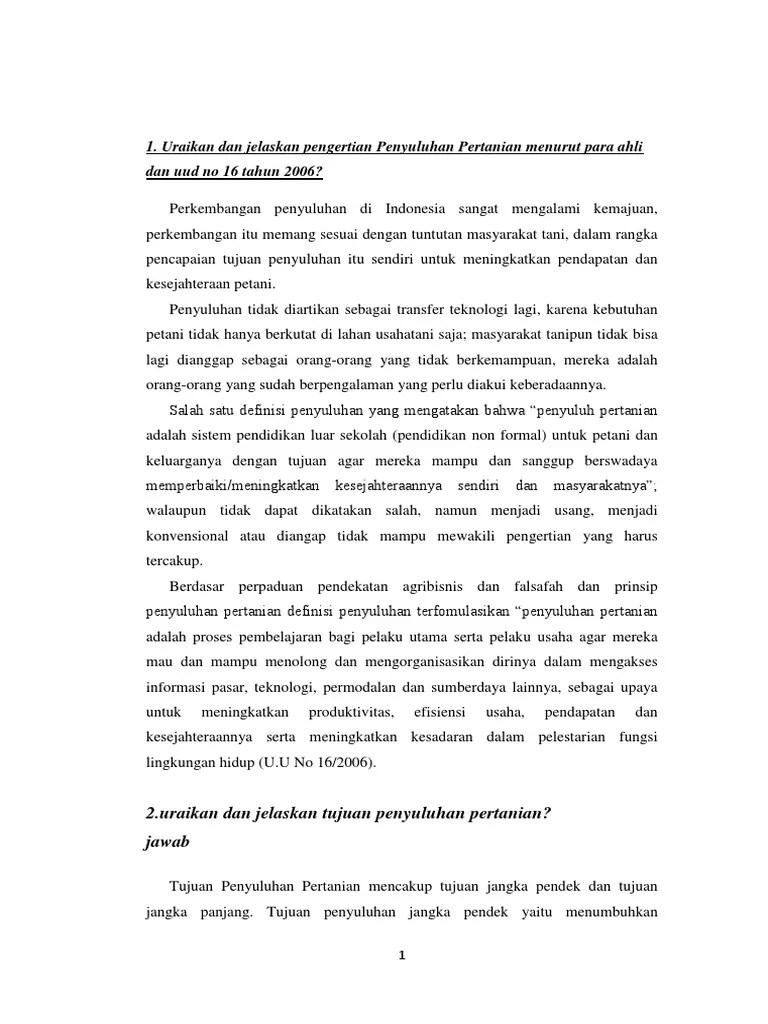 Soal Pertanian | PDF