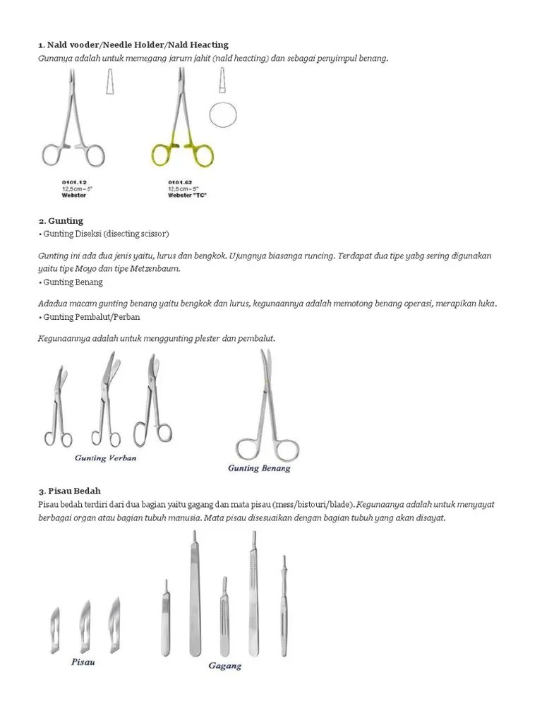 Alat Bedah Minor | PDF