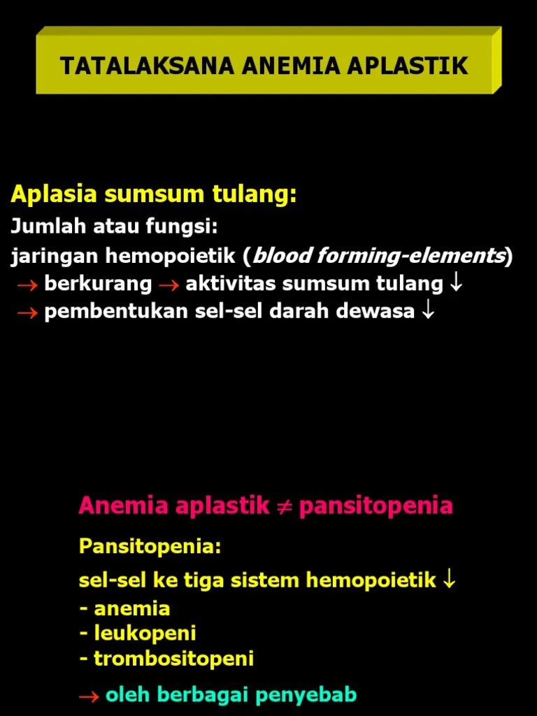 An Overview Of The Pathophysiology, Manifestations, Diagnosis, And Treatment Of Aplastic Anemia ...