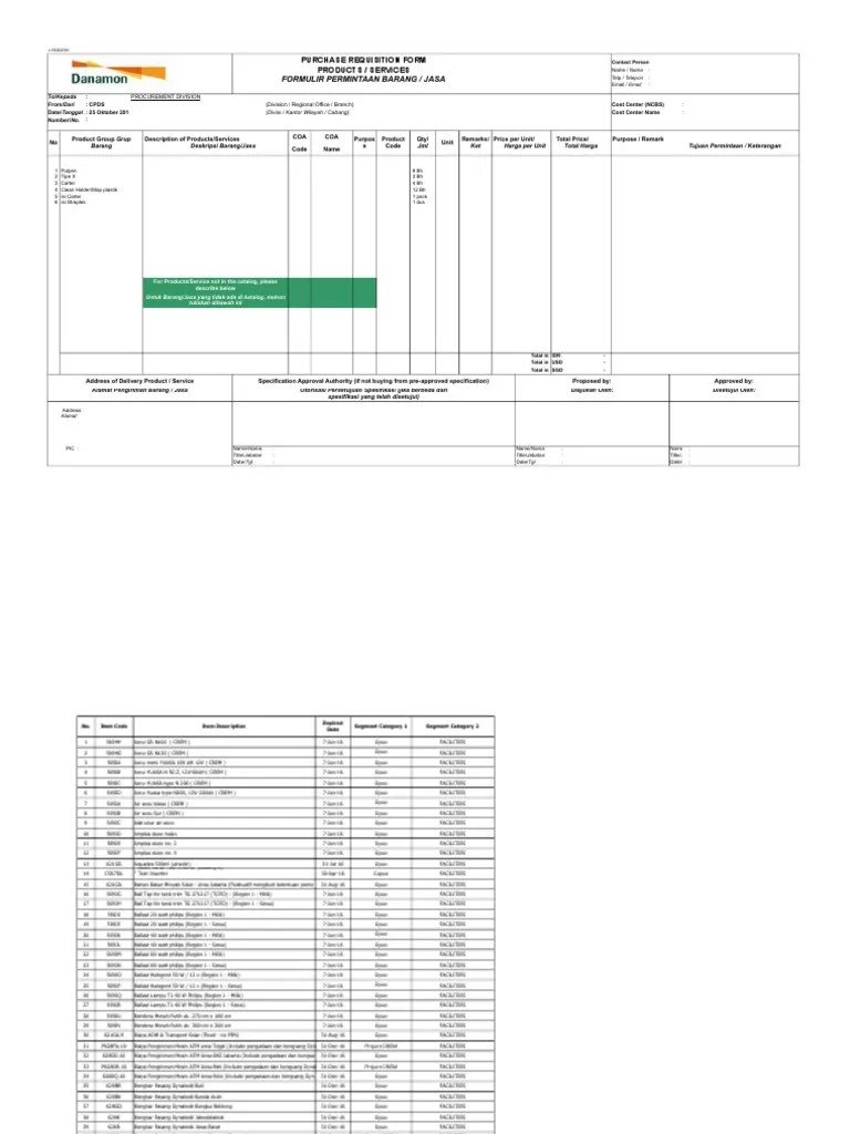 Purchase Requisition Form v.25072016 | PDF
