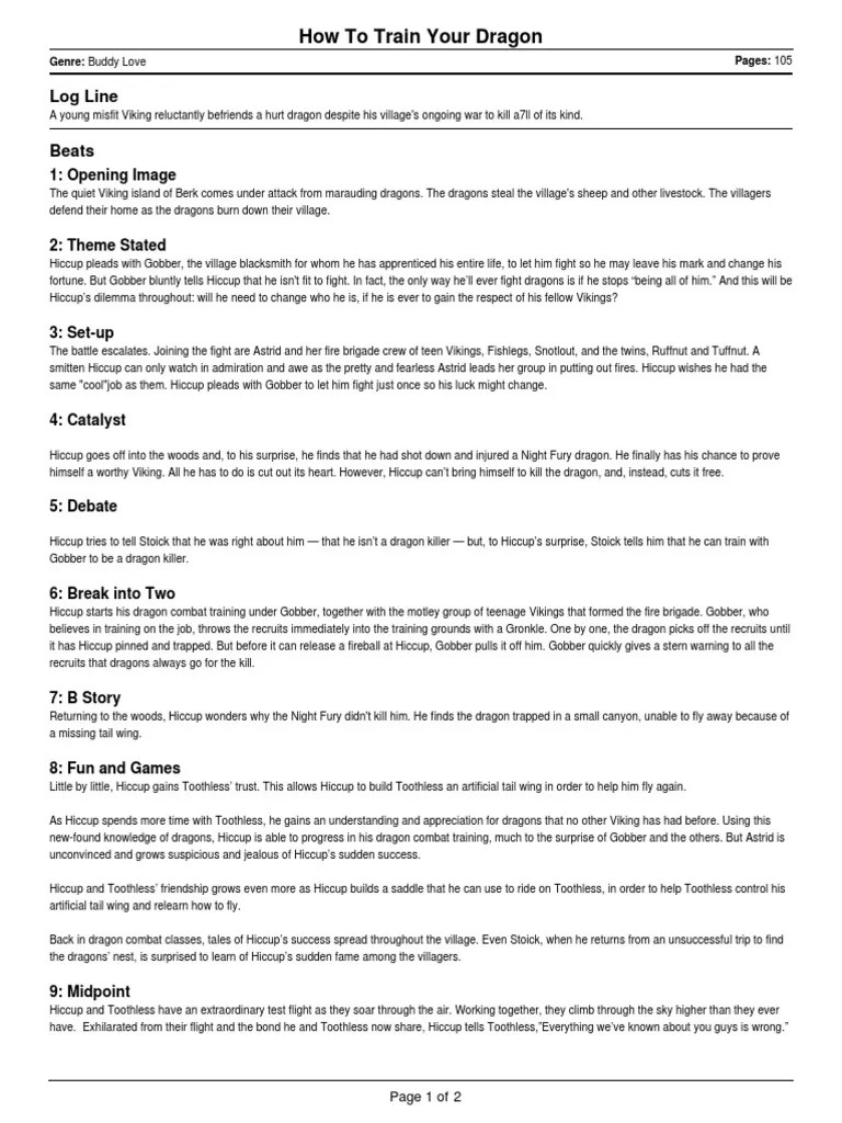 How To Train Your Dragon | PDF