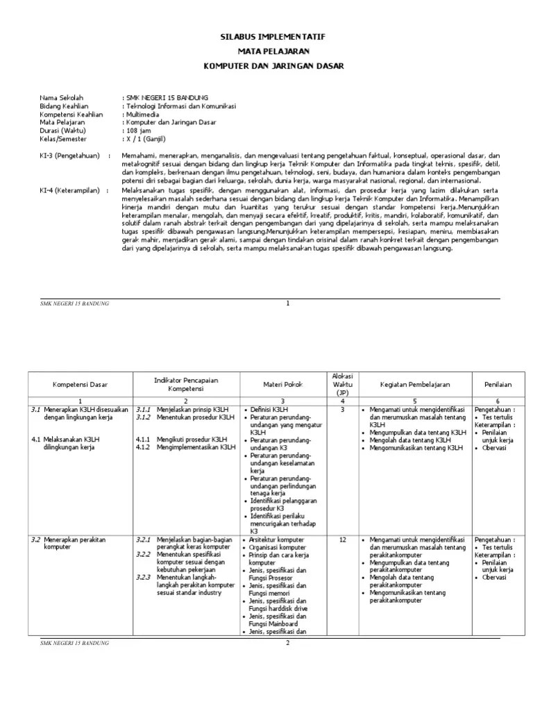 Windows xp sp3 merupakan salah satu nama produk dari … Silabus Kelas X Semester 1 2 Komputer Dan Jaringan Dasar Pdf