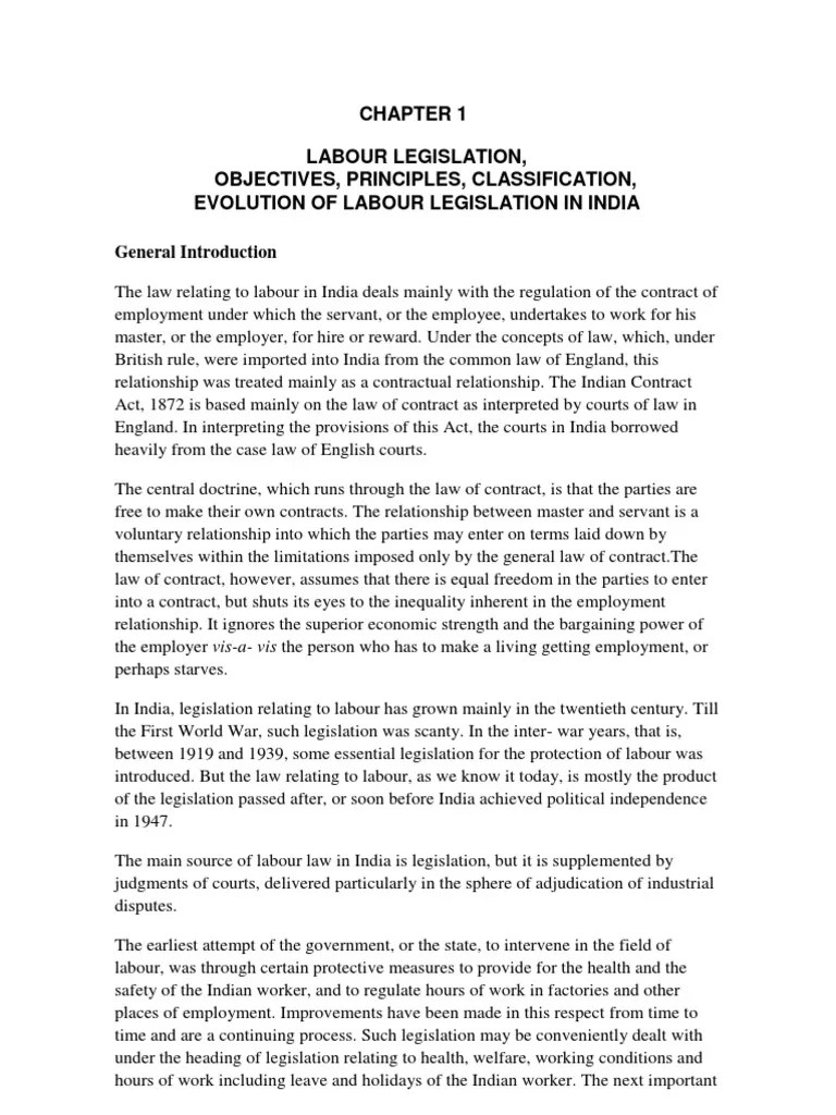 Labour Legislation PDF | PDF | Labour Law | Trade Union
