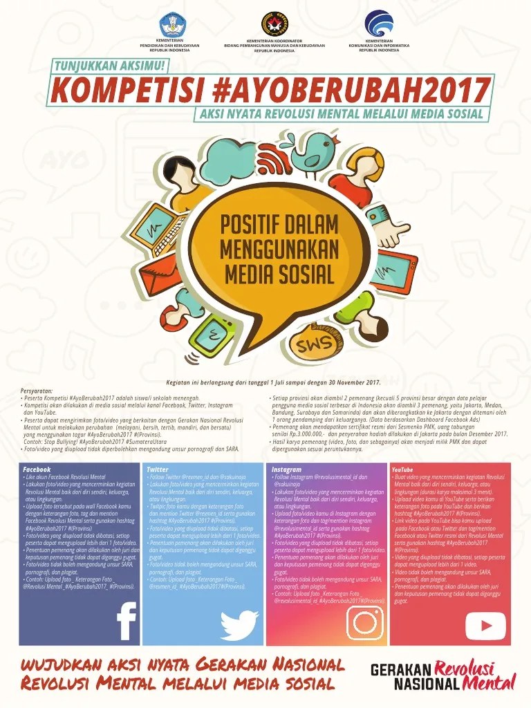 Poster Kompetisi Media Sosial | PDF