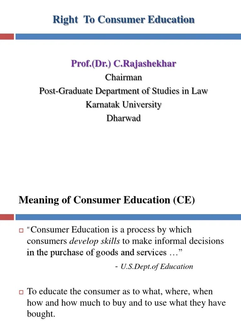 Right To Consumer Education  PDF  Public Sphere  Business.