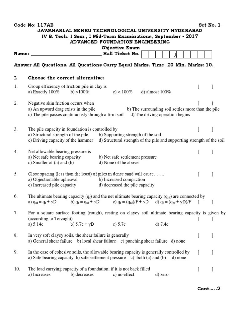 117ab - Advanced Foundation Engineering PDF | PDF | Deep Foundation | Geotechnical Engineering