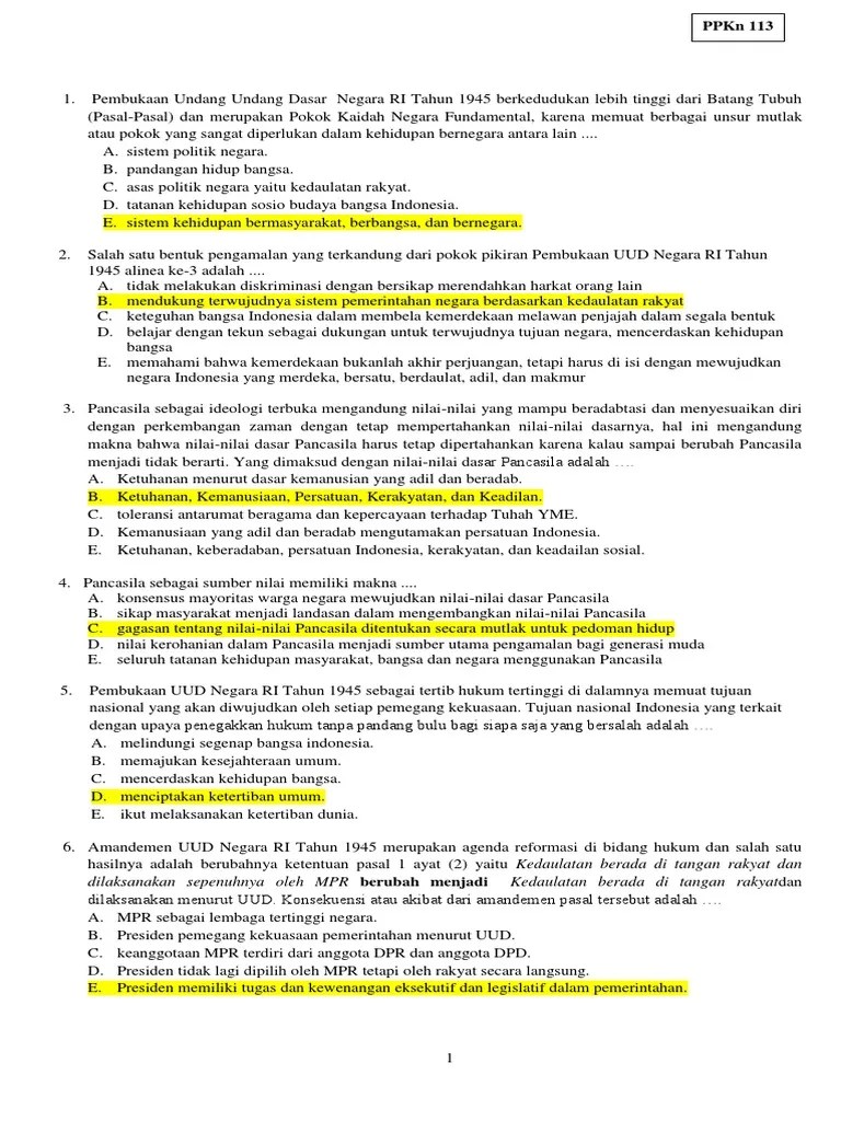PPKN113 | PDF