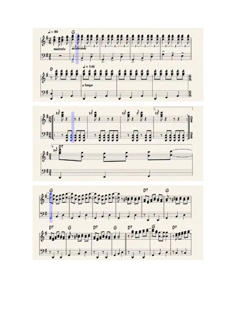 Son De La Negra Piano