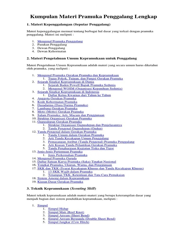 kode kehormatan pramuka dalam bentuk janji yang disebut satya adalah : Materi Pramuka Penggalang Tentang Morse Info Gtk