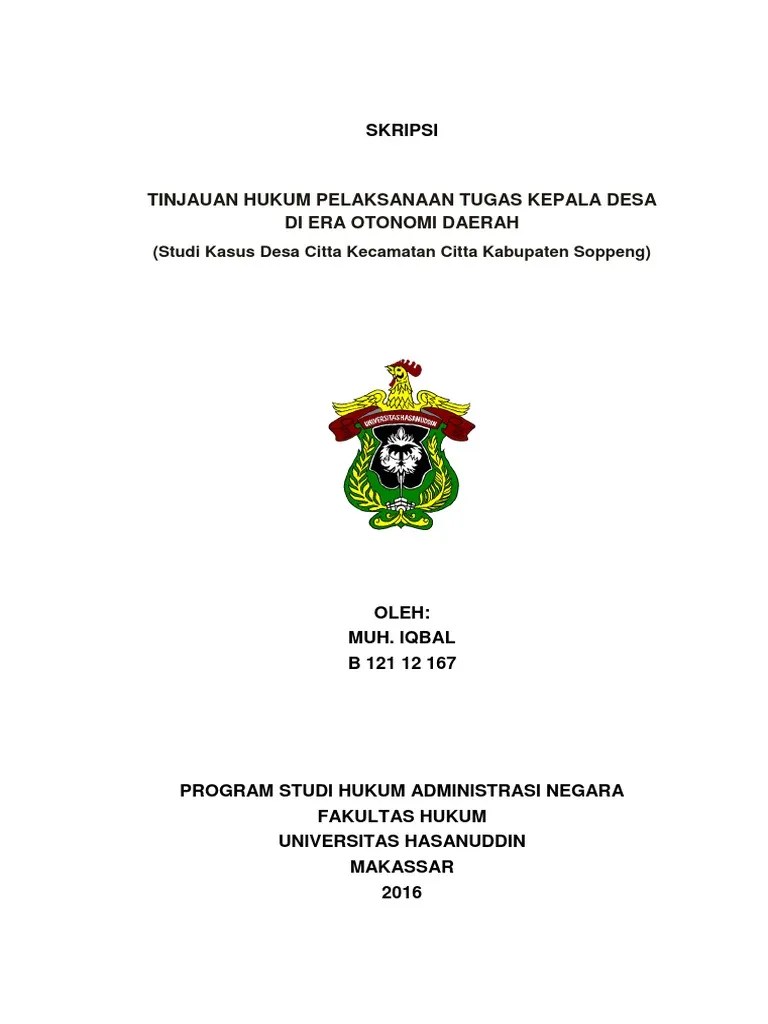 Contoh Judul Skripsi Hukum Tata Negara Kumpulan Berbagai Skripsi Cute766