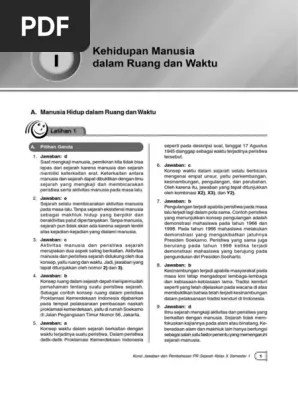 Konsep waktu dalam ilmu sejarah menurut kuntowijoyo (2001: 01 Kunci Pr Sejarah 10a K 13 2016 Pdf Pdf