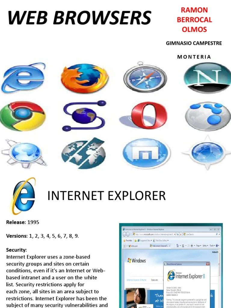 Web Browsers: Ramon Berrocal Olmos | PDF | Internet Explorer | Safari ...