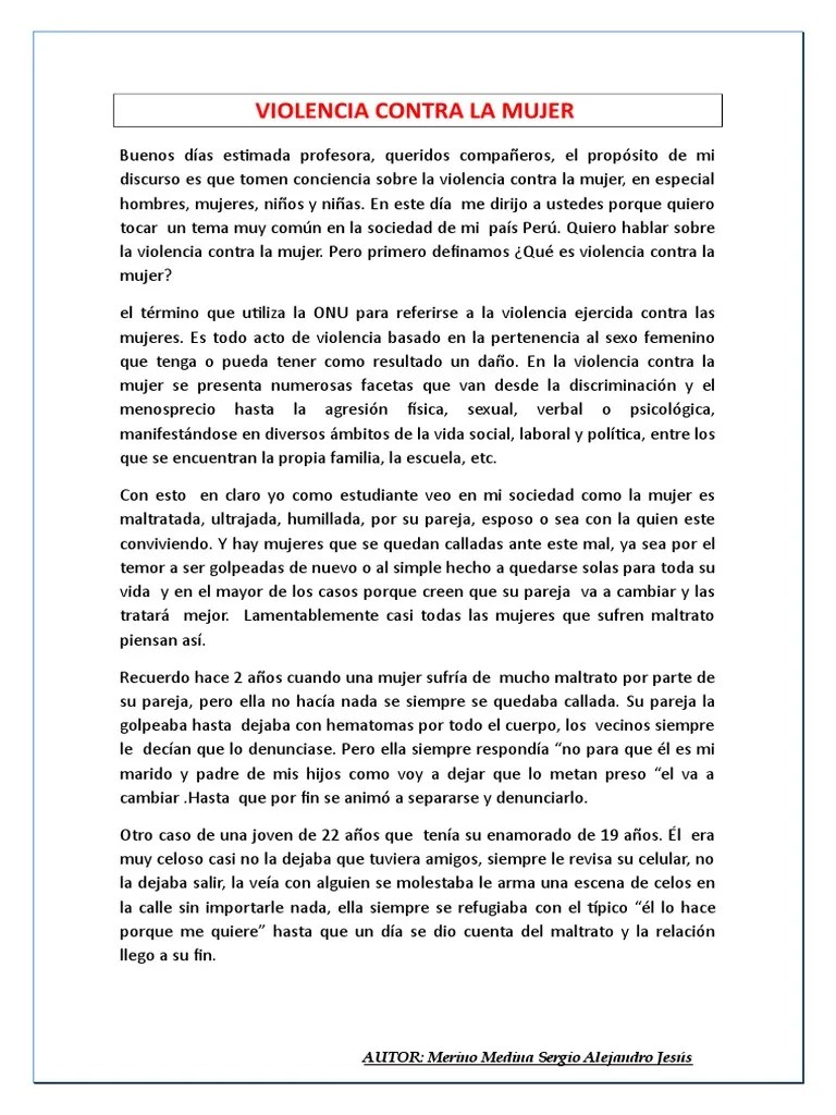 Violencia Contra La Mujer | PDF | La Violencia Contra Las Mujeres | Mujer