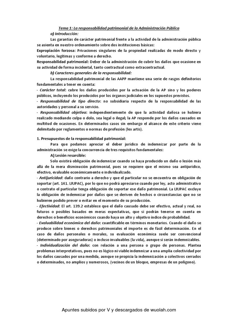 Derecho Administrativo II Español | PDF | Dominio Eminente | Interés ...