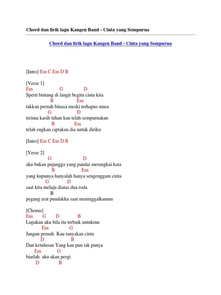 Lagu Rohani Chord D DC GB GmBb DA GA Bait.