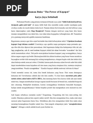 The Powewr Of Kepepet Dikutip dair artikel mas Jaya Setiabudi.