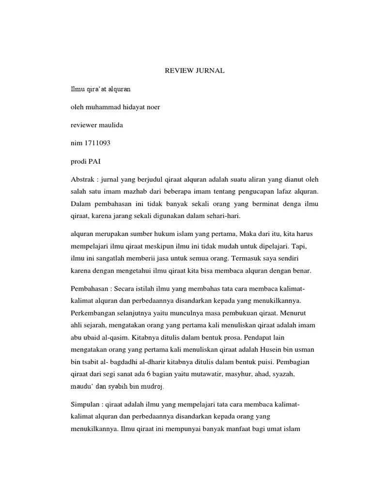 Review Jurnal | PDF