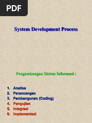 Sistem ke dalam dokumen kebutuhan. Rekayasa Sistem Informasi Pdf