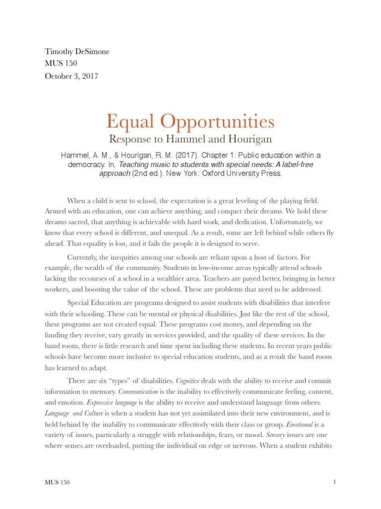 Special Education | PDF | Special Education | Emotions