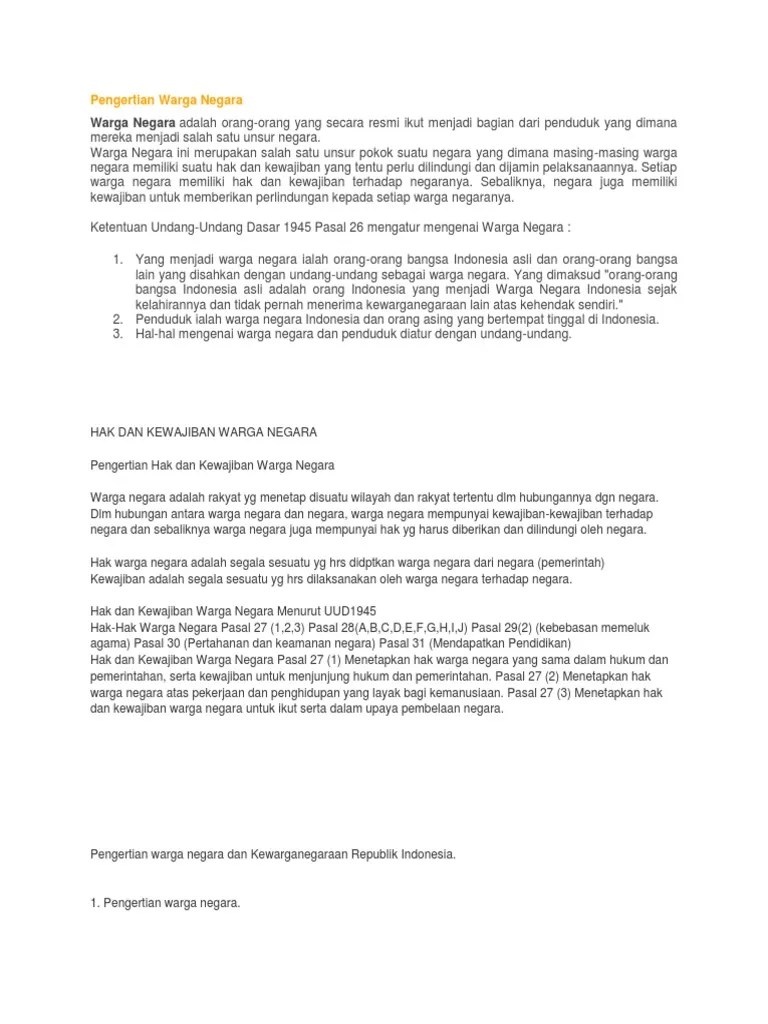 Jelaskan Pengertian Warga Negara Dalam Bahasa Inggris Bahasa Yunani