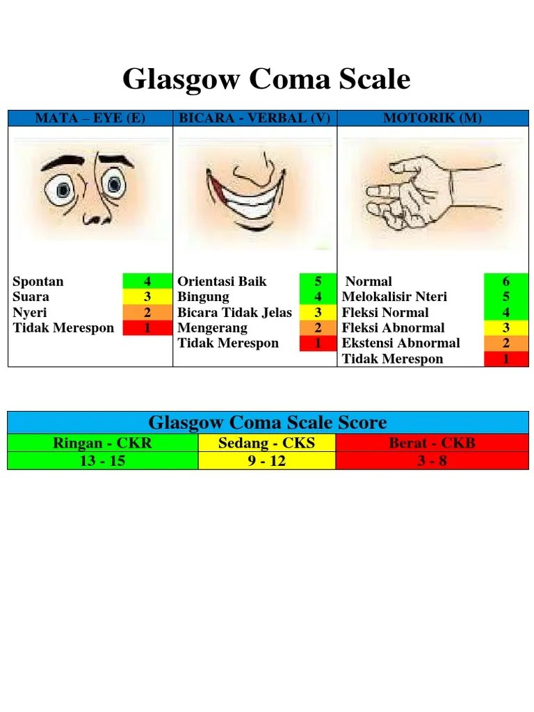 Glasgow Coma Scale 15 Deutsch : Glasgow Coma Scale Poster Pdf