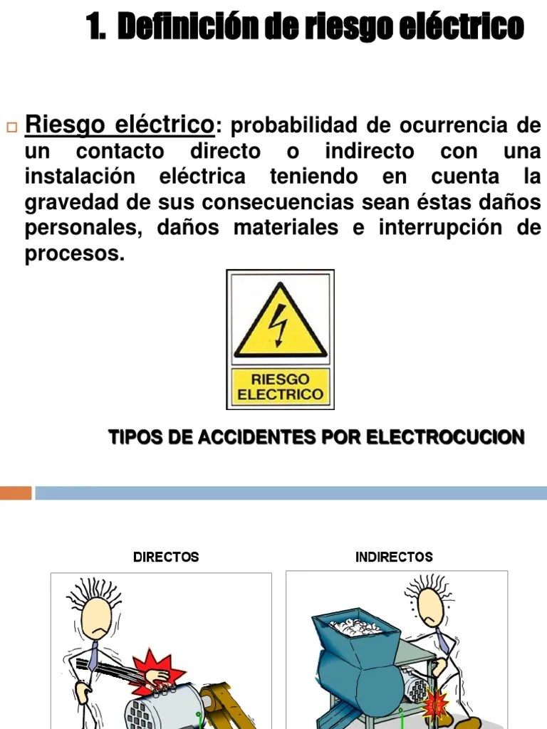 Riesgo Electrico | PDF | Descarga Eléctrica | Electromagnetismo