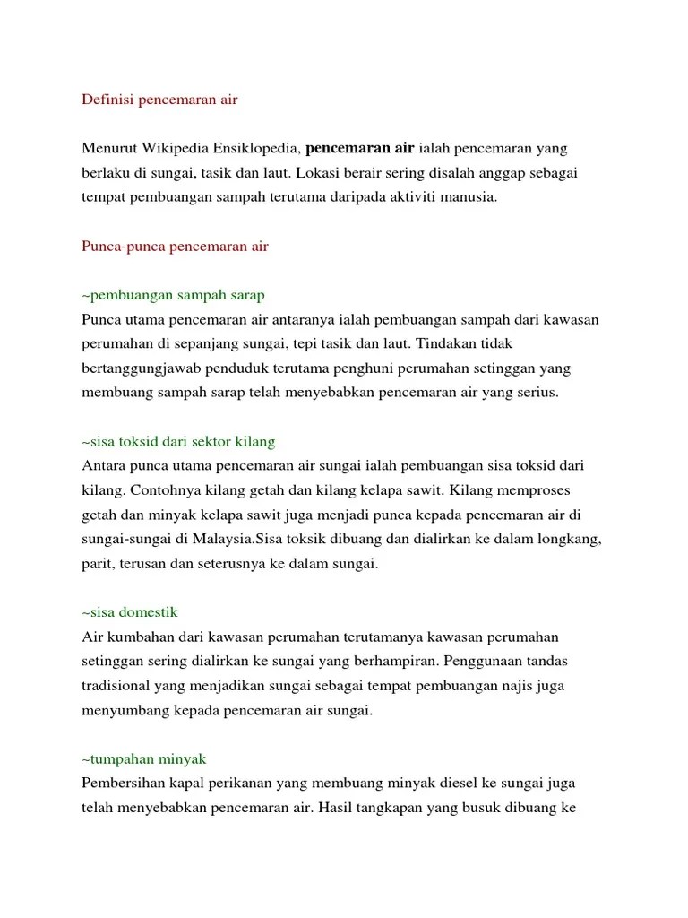 Jom kami senaraikan jenis sisa domestik di kawasan perumahan. Kesan Kesan Pembuangan Sisa Domestik Di Malaysia Wikipedia