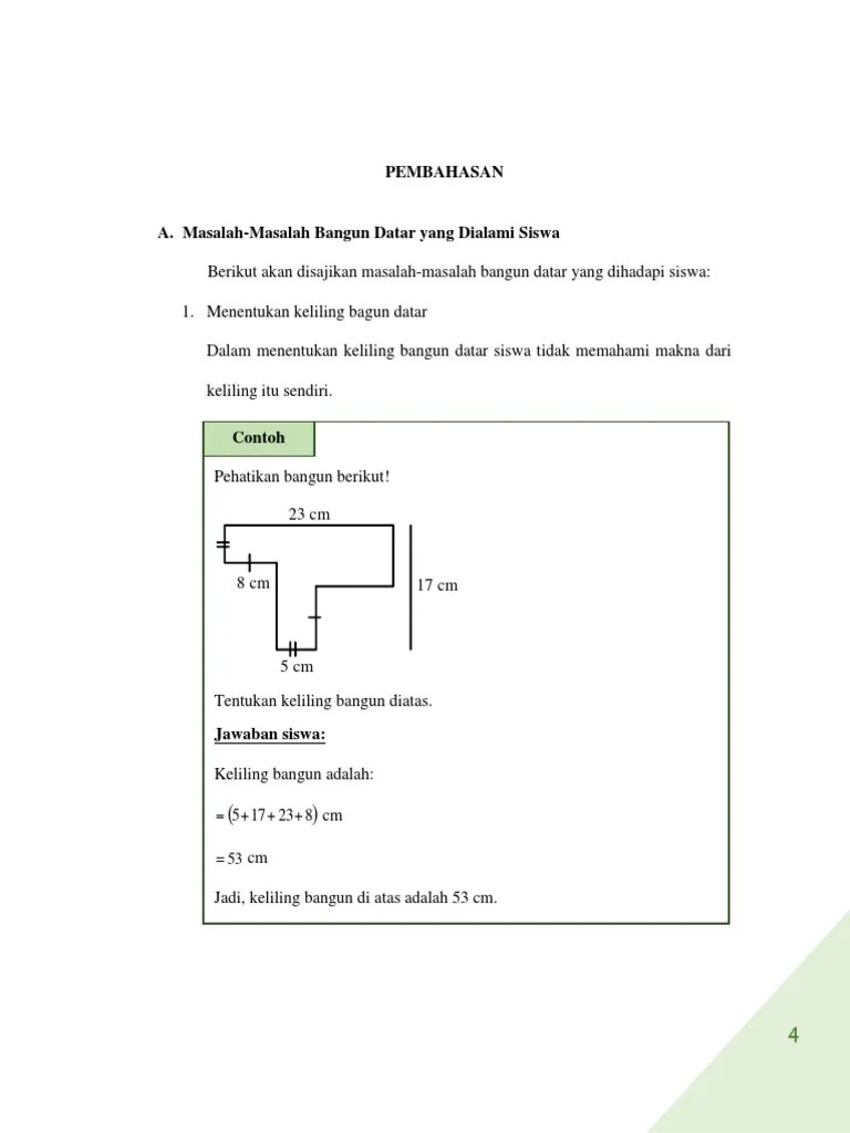 Selain itu, bentuk tes figural berbentuk gambar, simbol, dan diagram, . Contoh Soal Keliling Bangun Datar Gabungan Dan