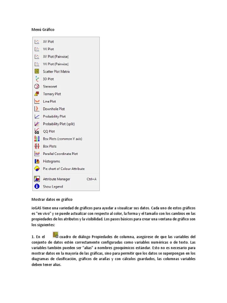 IoGAS Manual Castellano | PDF | Ventana (informática) | Point And Click