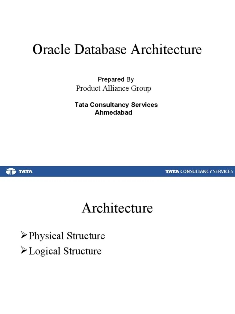 Oracle Database Architecture: Product Alliance Group | PDF | Data Management | Cache (Computing)