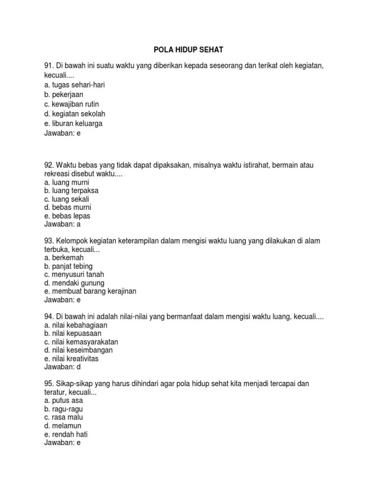 Contoh soal essay dan uraian ipa smp mts mid semester genap source: Kumpulan Soal Dan Jawaban Tentang Pergaulan Sehat Beinyu Com