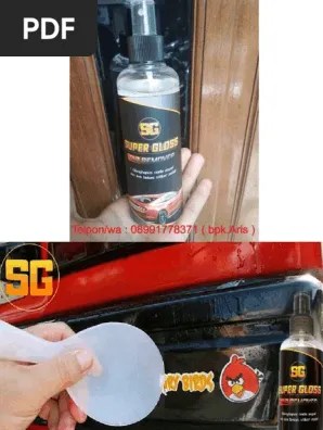 Membersihkan Bekas Lem Alteco - Call.089 917 783 71 | PDF