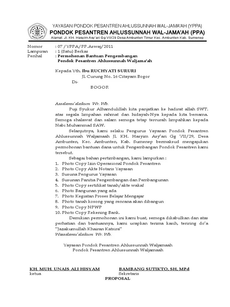 Contoh Isi Proposal Pembangunan Rususnawa Pdf 