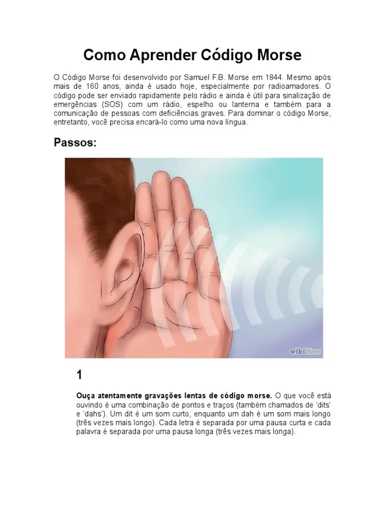 Como Aprender Código Morse | Entretenimento (Geral)