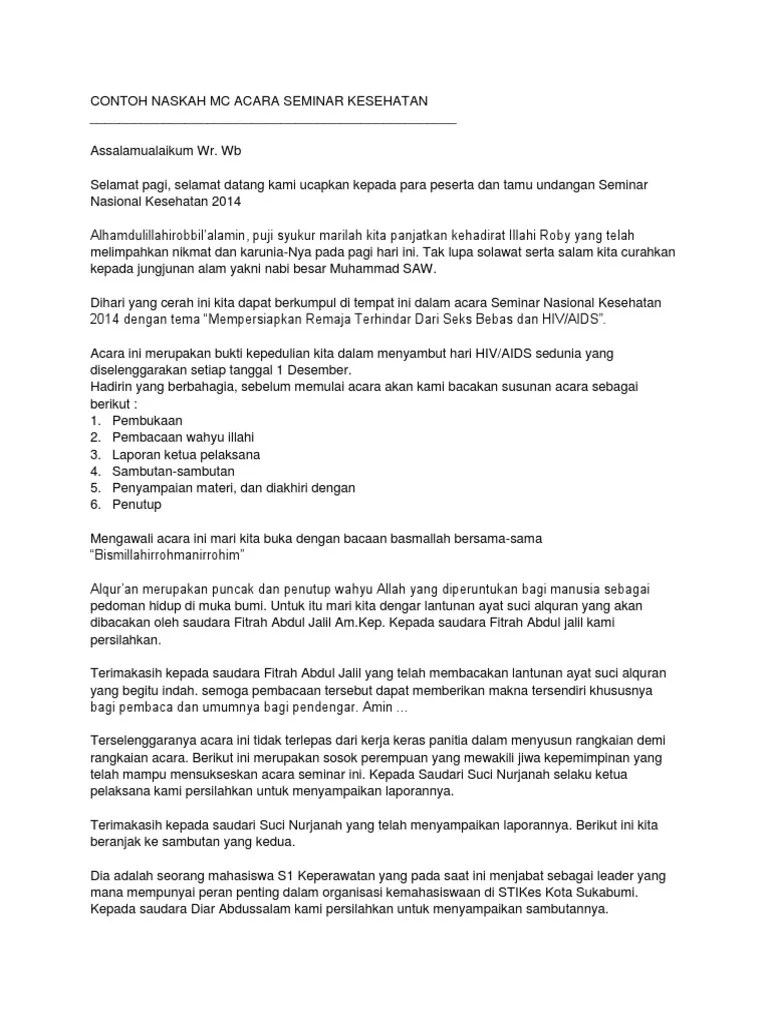 Teks Pembawa Acara Pdf 