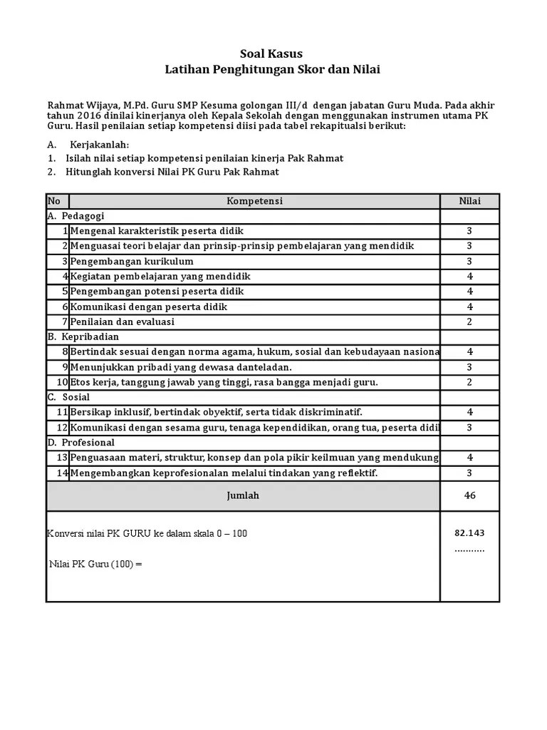Instrumen Penilaian Orang Tua | PDF