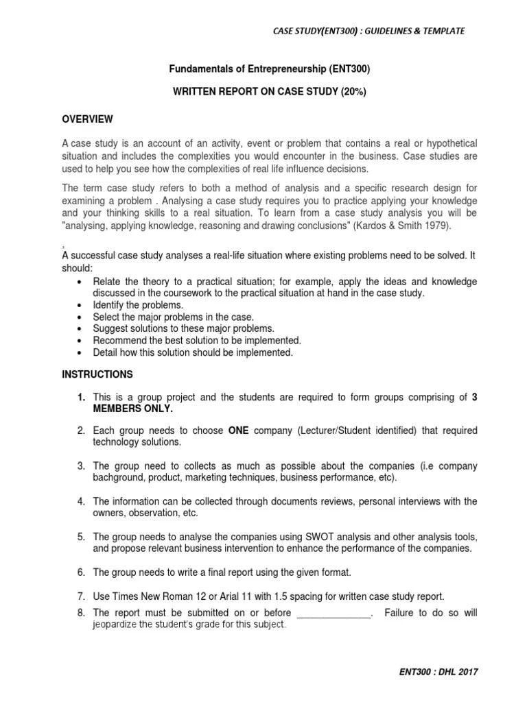 © 2022 mjh life sciences and pharmacy times. Ent300 Case Study Guidelines Template Pdf Case Study Cognition