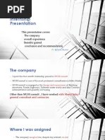 Contoh Slide Presentation Latihan Industri Ikm - Example Presentation Latihan Industri