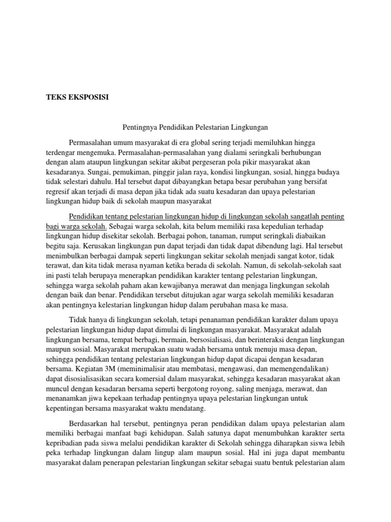 Teks Eksposisi | PDF