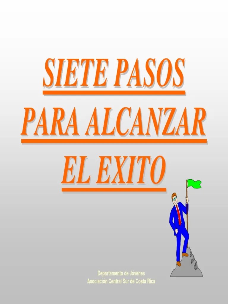 4.2 Liderazgo - Siete Pasos Para Alcanzar El Éxito | PDF | Ocio | Religión Y Creencia